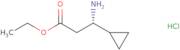 Ethyl (3S)-3-amino-3-cyclopropylpropanoate hydrochloride