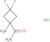 1-Amino-3,3-difluoro-cyclobutanecarboxamide hydrochloride