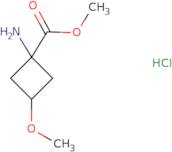 Methyl 1-amino-3-methoxycyclobutane-1-carboxylate hydrochloride