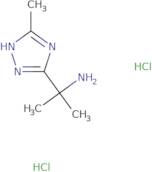 2-(5-Methyl-1H-1,2,4-triazol-3-yl)propan-2-amine dihydrochloride