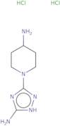 1-(5-Amino-1H-1,2,4-triazol-3-yl)piperidin-4-amine dihydrochloride