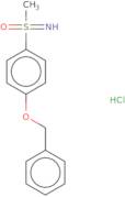 [4-(Benzyloxy)phenyl](imino)methyl-Î»â¶-sulfanone hydrochloride
