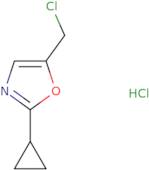 5-(Chloromethyl)-2-cyclopropyl-1,3-oxazole hydrochloride