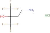 4-Amino-1,1,1-trifluoro-2-(trifluoromethyl)butan-2-ol hydrochloride