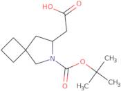 2-{6-[(tert-Butoxy)carbonyl]-6-azaspiro[3.4]octan-7-yl}acetic acid