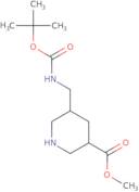 Methyl 5-({[(tert-butoxy)carbonyl]amino}methyl)piperidine-3-carboxylate