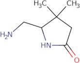 5-(Aminomethyl)-4,4-dimethylpyrrolidin-2-one