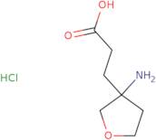 3-(3-Aminooxolan-3-yl)propanoic acid hydrochloride