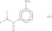 3-Difluoromethanesulfinylaniline hydrochloride