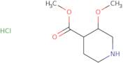 Methyl 3-methoxypiperidine-4-carboxylate hydrochloride