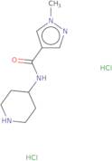 1-Methyl-N-(piperidin-4-yl)-1H-pyrazole-4-carboxamide dihydrochloride