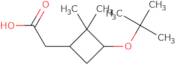 2-[3-(tert-Butoxy)-2,2-dimethylcyclobutyl]acetic acid
