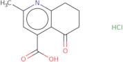 2-Methyl-5-oxo-5,6,7,8-tetrahydroquinoline-4-carboxylic acid hydrochloride