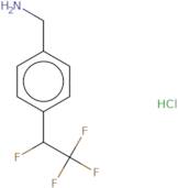 [4-(1,2,2,2-Tetrafluoroethyl)phenyl]methanamine hydrochloride