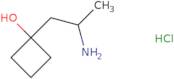 1-(2-Aminopropyl)cyclobutan-1-ol hydrochloride