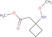 Methyl 2-[1-(methoxyamino)cyclobutyl]acetate