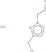 3-(Chloromethyl)-1-(2-fluoroethyl)-1H-pyrazole hydrochloride