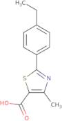 2-(4-Ethylphenyl)-4-methyl-1,3-thiazole-5-carboxylic acid