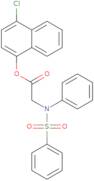 4-Chloro-1-naphthyl 2-[(phenylsulfonyl)anilino]acetate