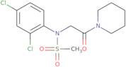 N-(2,4-Dichlorophenyl)-N-[2-oxo-2-(piperidin-1-yl)ethyl]methanesulfonamide