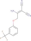 2-{1-Amino-2-[3-(trifluoromethyl)phenoxy]-ethylidene}malononitrile