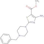 Methyl 4-amino-2-(4-benzylpiperazin-1-yl)-1,3-thiazole-5-carboxylate