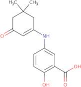 5-(5,5-Dimethyl-3-oxo-cyclohex-1-enylamino)-2-hydroxy-benzoic acid