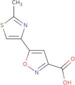 5-(2-Methyl-1,3-thiazol-4-yl)-1,2-oxazole-3-carboxylic acid