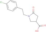 1-[2-(4-Chlorophenyl)ethyl]-5-oxopyrrolidine-3-carboxylic acid