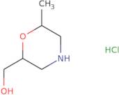 ((2S,6S)-6-Methylmorpholin-2-yl)methanol hydrochloride