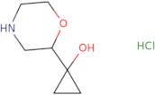 1-(Morpholin-2-yl)cyclopropan-1-ol hydrochloride