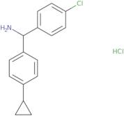 (4-Chlorophenyl)(4-cyclopropylphenyl)methanamine hydrochloride