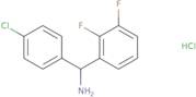 (4-Chlorophenyl)(2,3-difluorophenyl)methanamine hydrochloride