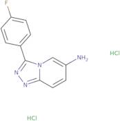 3-(4-Fluorophenyl)-[1,2,4]triazolo[4,3-a]pyridin-6-amine dihydrochloride