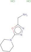 [5-(Piperidin-1-yl)-1,3,4-oxadiazol-2-yl]methanamine dihydrochloride
