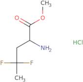 Methyl 2-amino-4,4-difluoropentanoate hydrochloride