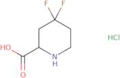 4,4-Difluoropiperidine-2-carboxylic acid hydrochloride