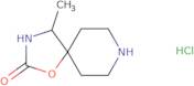 4-Methyl-1-oxa-3,8-diazaspiro[4.5]decan-2-one hydrochloride