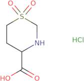 1,1-Dioxo-1Î»â¶,3-thiazinane-4-carboxylic acid hydrochloride