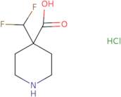 4-(Difluoromethyl)piperidine-4-carboxylic acid hydrochloride