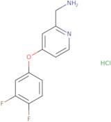 [4-(3,4-Difluorophenoxy)pyridin-2-yl]methanamine hydrochloride