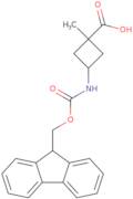 3-{[(9H-Fluoren-9-ylmethoxy)carbonyl]amino}-1-methylcyclobutane-1-carboxylic acid