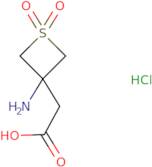 2-(3-Amino-1,1-dioxidothietan-3-yl)acetic acid hydrochloride