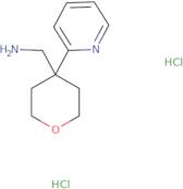 [4-(Pyridin-2-yl)oxan-4-yl]methanamine dihydrochloride