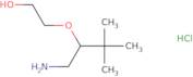 2-[(1-Amino-3,3-dimethylbutan-2-yl)oxy]ethan-1-ol hydrochloride