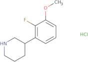 3-(2-Fluoro-3-methoxyphenyl)piperidine hydrochloride