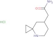 2-{4-Azaspiro[2.5]octan-7-yl}acetamide hydrochloride