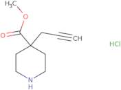 Methyl 4-(prop-2-yn-1-yl)piperidine-4-carboxylate hydrochloride