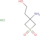 3-Amino-3-(2-hydroxyethyl)-1Î»â¶-thietane-1,1-dione hydrochloride