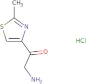 2-Amino-1-(2-methyl-1,3-thiazol-4-yl)ethan-1-one hydrochloride